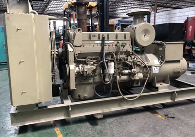 200KW二手重慶康明斯發(fā)電機(jī)MTA11-G2A配英格電機(jī)