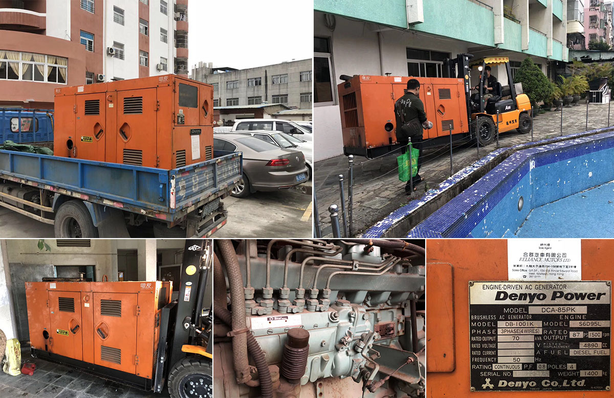 70KVA電友靜音箱發電機